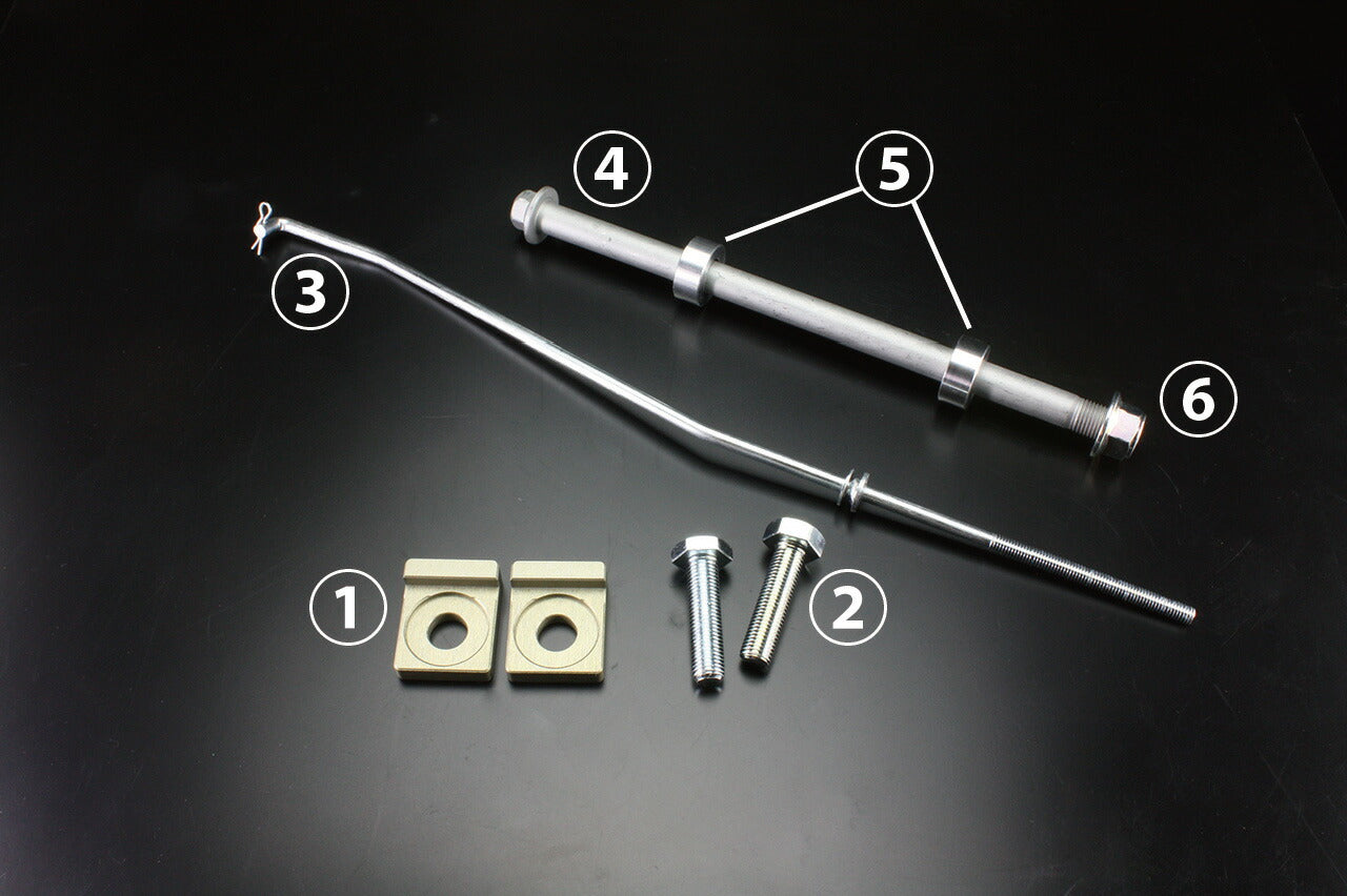 Wide swingarm twin shocks standard no stabilizer bar buff +20cm Monkey Gorilla
