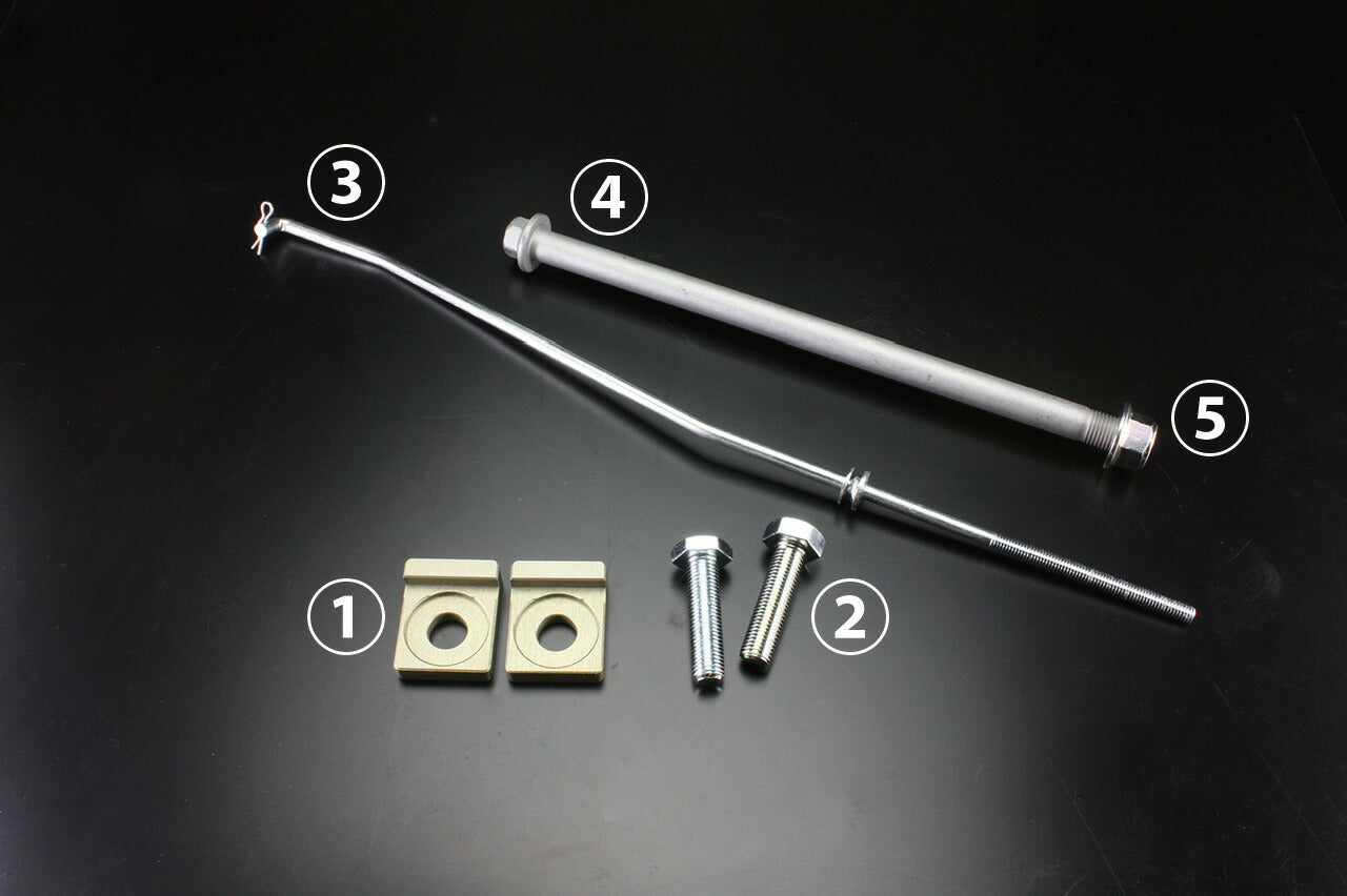 Swingarm Twin Shock Standard with Stabilizer Type 2 Buff +20cm Monkey Gorilla