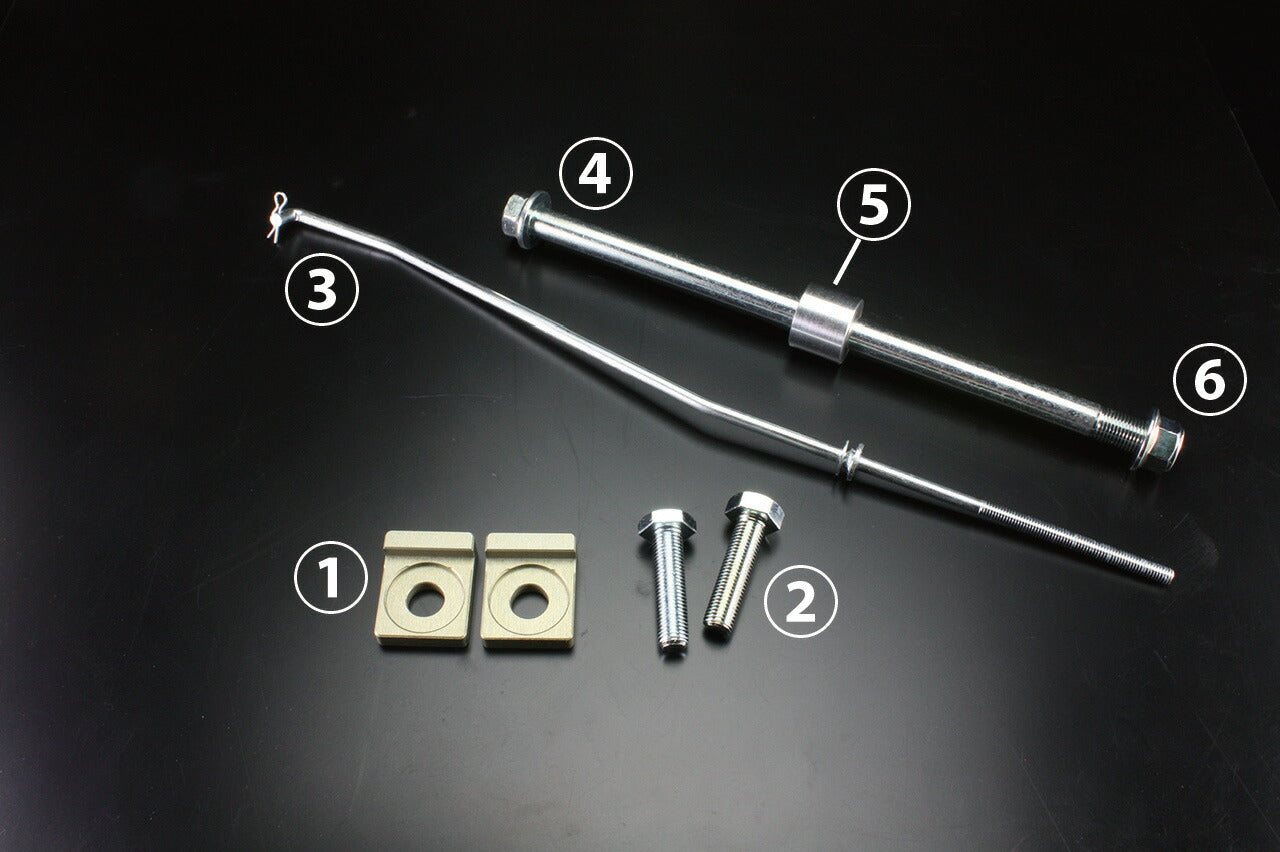 Super Wide Swingarm, Normal Look, Twin Shock, with Stabilizer, Buffed, +16cm, Monkey Gorilla