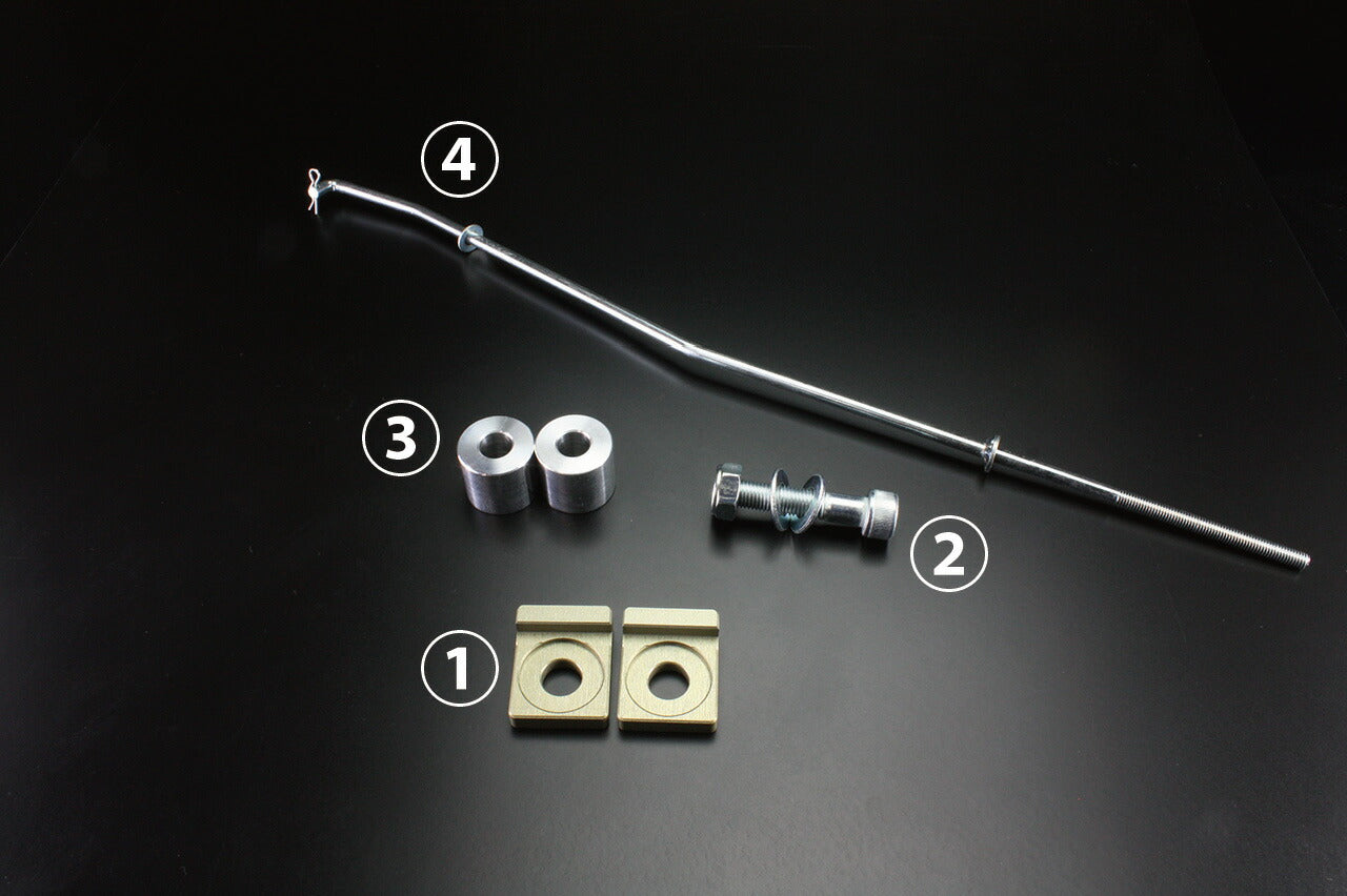 GC-022 Frame Specific Swingarm Monoshock Triple Square with Stabilizer Buffed +12cm Monkey Gorilla