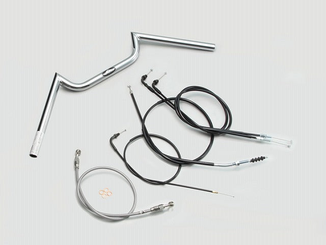 スワロー ハンドルセット クロームメッキ GB250クラブマン (90-94 MC10-1300001-1499999)