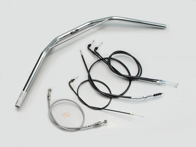 トラッカーHIGH ブリッジ付 ハンドルセット クロームメッキ GB250クラブマン (90-94 MC10-1300001-1499999)