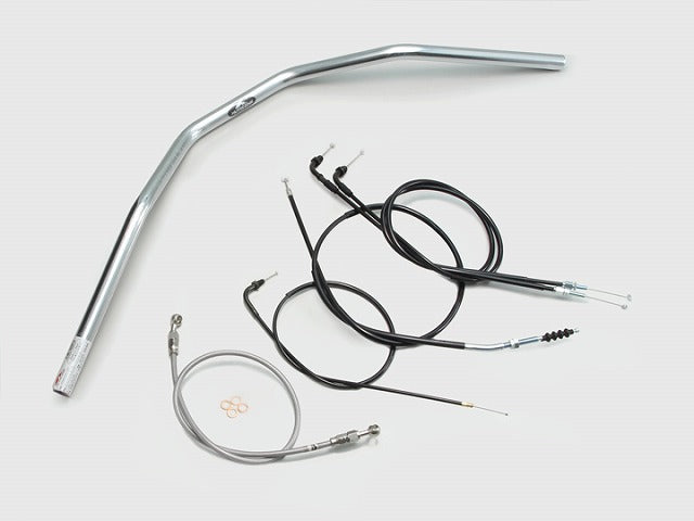 Super Tracker Handlebar Set Chrome Plating GB250 Clubman (90-94 MC10-1300001-1499999)
