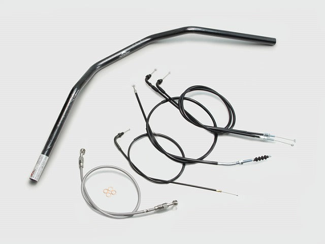 トラッカーHIGH ハンドルセット ブラック GB250クラブマン (90-94 MC10-1300001-1499999)