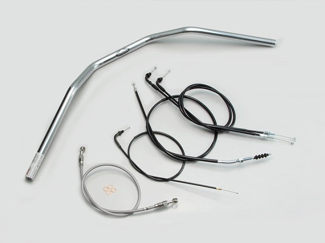 トラッカーHIGH ハンドルセット クロームメッキ GB250クラブマン (90-94 MC10-1300001-1499999)