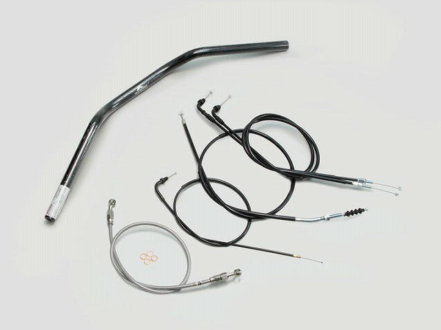 フラットコンチ3型 ハンドルセット ブラック GB250クラブマン (90-94 MC10-1300001-1499999)