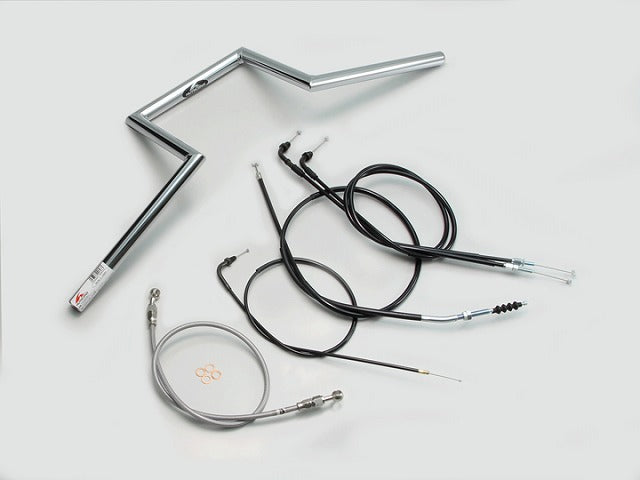 200ロボット2型 ハンドルセット クロームメッキ GB250クラブマン (90-94 MC10-1300001-1499999)