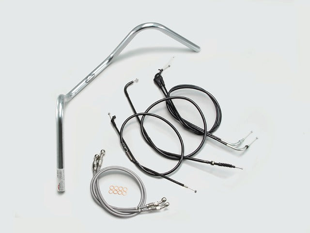 200アップ1型 ハンドルセット クロームメッキ XJR400R(98-00)