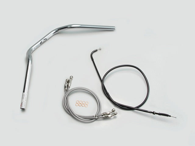 POLICE 2型 ハンドルセット クロームメッキ XJR400R(98-00)