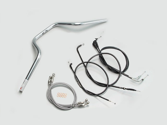 European Type 4 Handlebar Set, Chrome Plated, XJR400R (98-00)