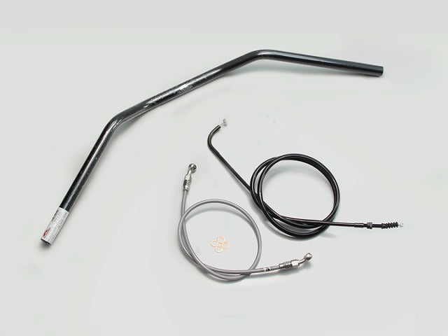 トラッカーLOW ハンドルセット ブラック エストレヤ(14-16 FI車)