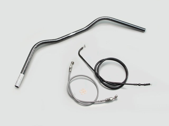 ワイドローオールド1型 ハンドルセット クロームメッキ エストレヤ(14-16 FI車)