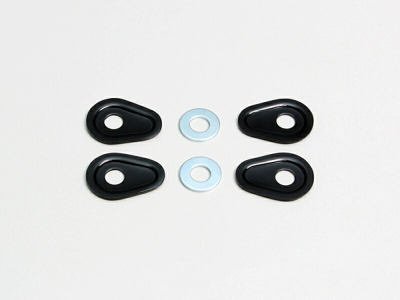 ウインカーステー ブラックアルマイト ヤマハ系 2ウインカー分