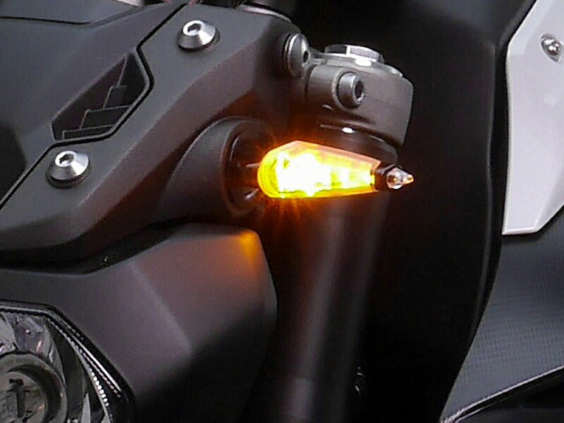 LEDダガーウインカーキット メッキ クリアレンズ MT-09TRACER.MT-07