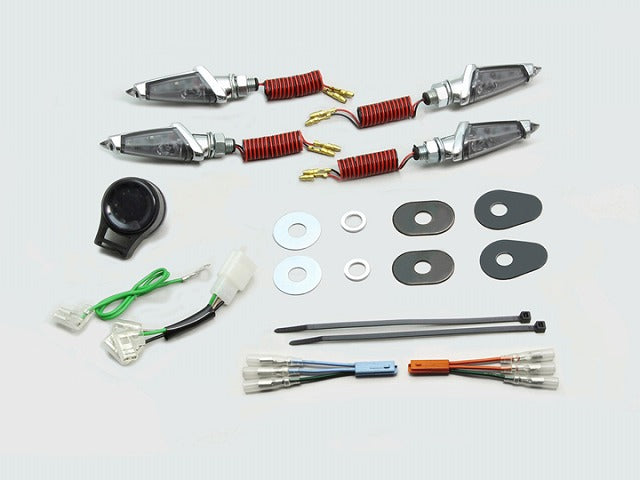 LEDダガーウインカーキット メッキ スモークレンズ GROM グロム (13-15 JC61-1299999迄)