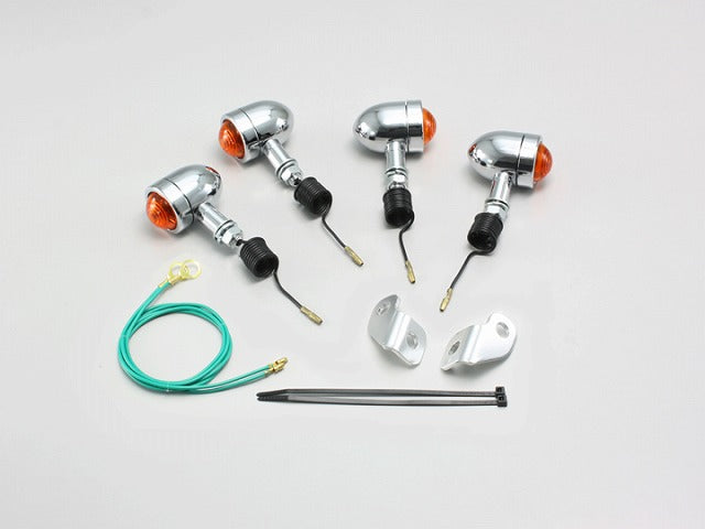 ミニブレットウインカーキット オレンジレンズ FTR223(-07 MC34-1599999迄)