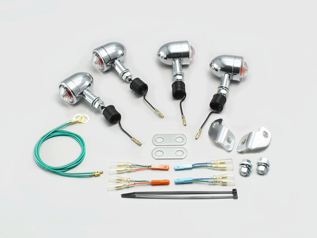 ミニブレットウインカーキット クリアレンズ エイプ50(FI 08- AC16-1600001-) /タイプD (FI 08- AC18)