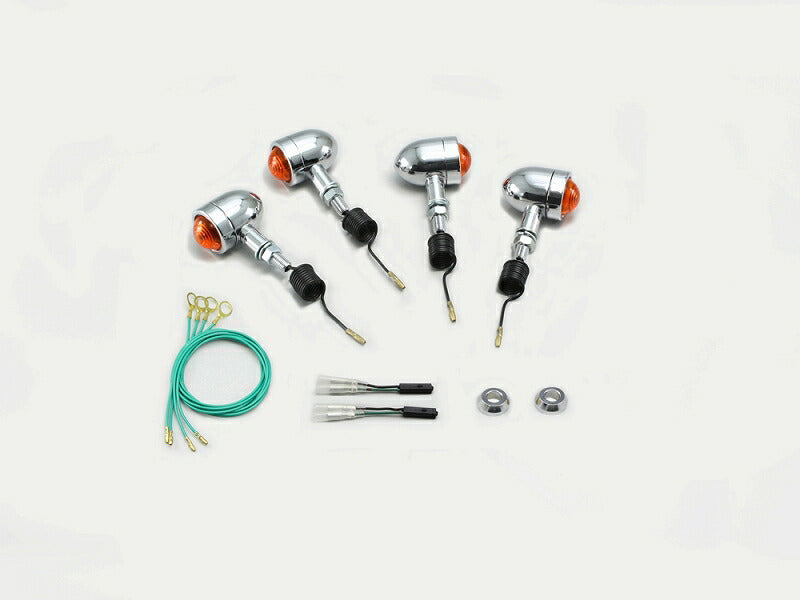 ミニブレットウインカーキット オレンジレンズ エストレヤ('07~'13 FI車 BJ250A-098999迄)