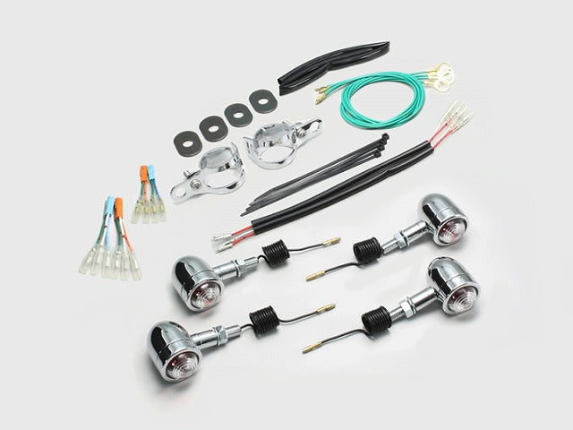 ミニブレットウインカーキット クリアレンズ レブル250(MC49) レブル500(PC60)