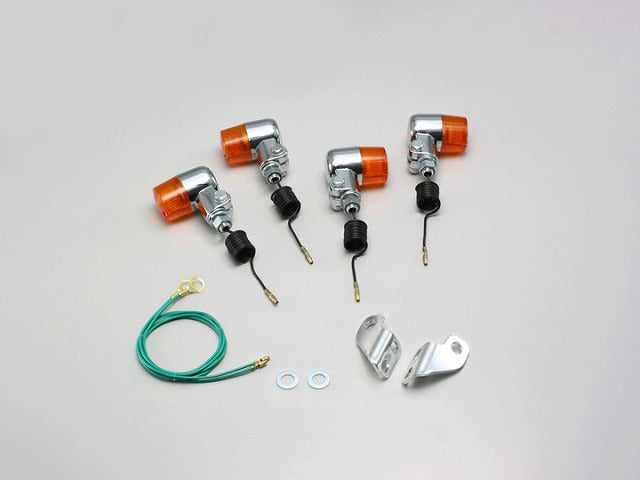 ミニウインカーキット オレンジレンズ TW225E TW200E(98- 丸型ヘッドライト車)