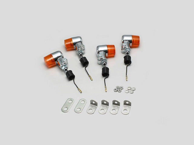 ミニウインカーキット オレンジレンズ 12V10W×4個 モンキー/ゴリラ (78-07) ※6V車はバルブ交換が必要