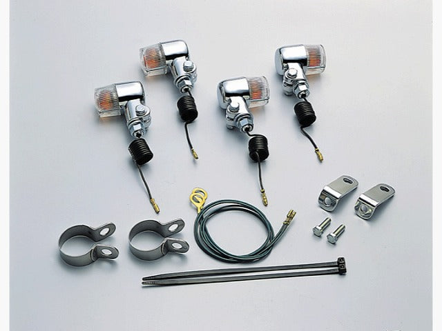 ミニウインカーキット クリアレンズ 12V15W×4個 バンバン200 (-07 NH41A)
