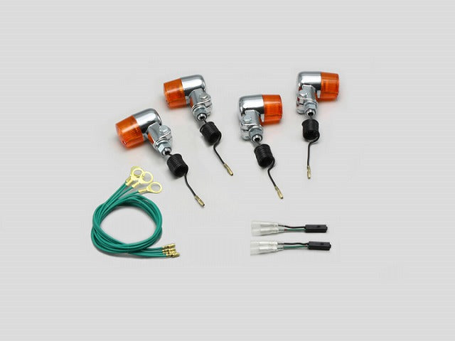ミニウインカーキット オレンジレンズ 12V23W×4個 ゼファー400χ(01-) ゼファー750/RS(01-03) ゼファー1100/RS(02-) ZRX4002(01-03)