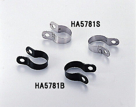 ウインカー取付バンド ポリッシュ フレーム/スイングアーム取付用.φ32-φ35mm適合 2ヶ入