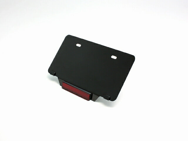 ナンバーベース\U0026リフレクターW97 ブラック 中型車以上(126cc-) サイズ19×97mm