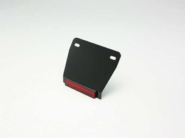 ナンバーベース\U0026リフレクターW97 ブラック 原付車(-125cc) サイズ19×97mm