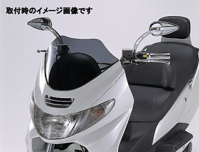 ショートスクリーン リバースライン ブラックスモーク スカイウェイブ250/400 ※タイプS不可.(-'02/7:CJ/CK-41A/42A)