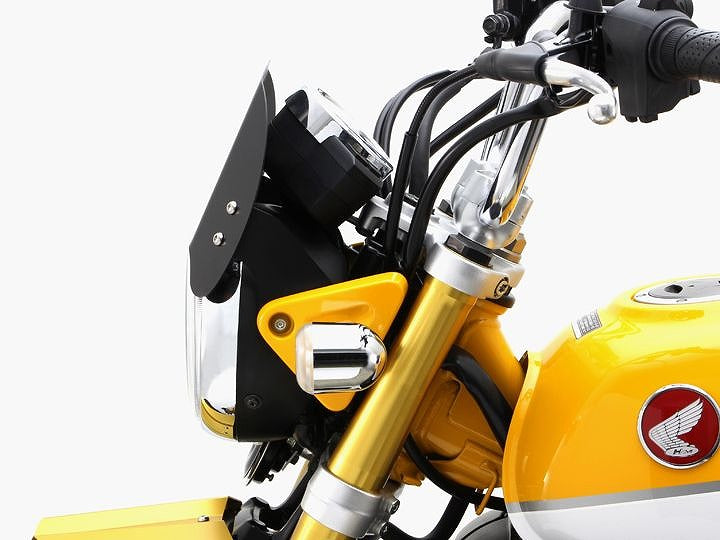 Front Visor Black Monkey 125 Screen Windshield Wind Deflector