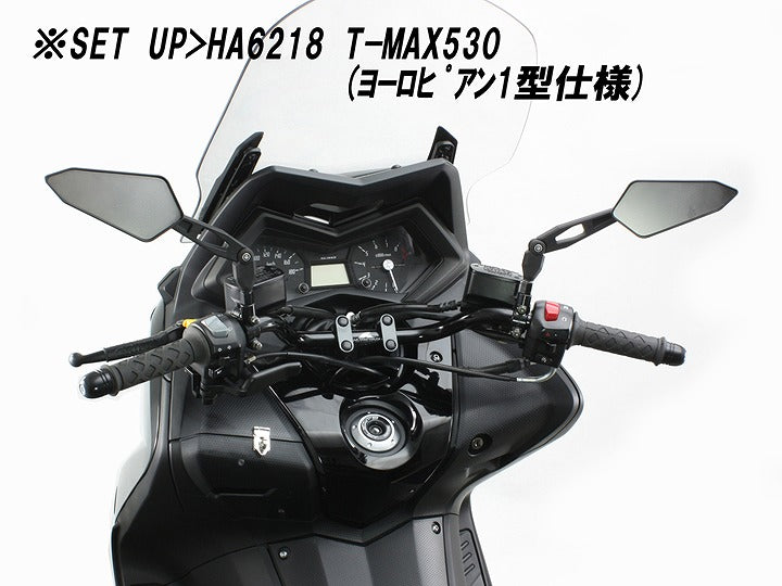 アジャストミラー タイプ1 ブラック 74×155mm 左右1セット 軽量樹脂 角度調整