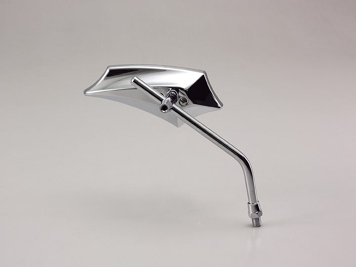 デビルウイングミラー クロームメッキ 67×153mm 1個 右用 軽量樹脂