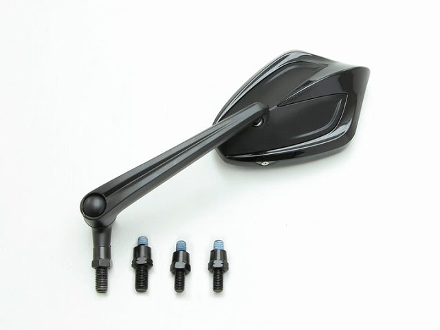 タロンミラー ブラック アルミダイキャスト製 汎用 1ヶ 左右共用