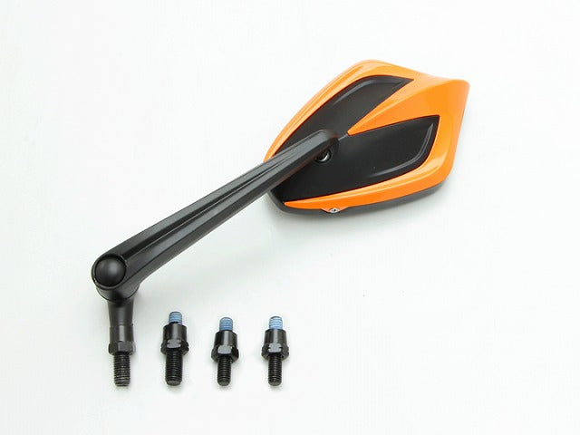 タロンミラー オレンジ アルミダイキャスト製 汎用 1ヶ 左右共用