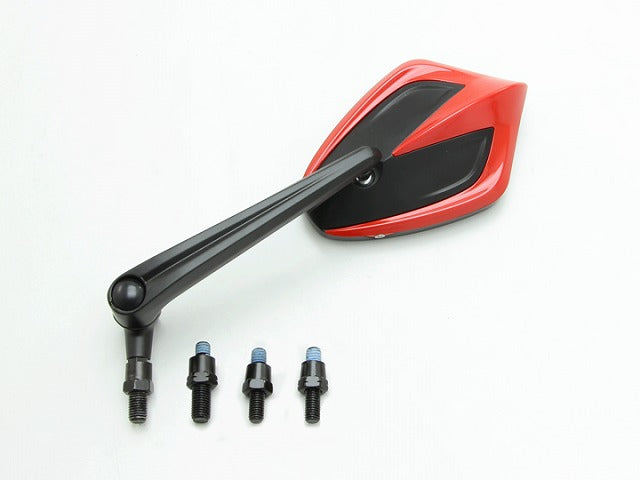 タロンミラー レッド アルミダイキャスト製 汎用 1ヶ 左右共用