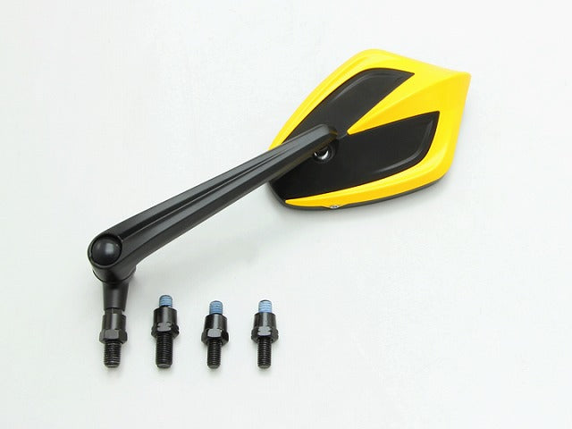 タロンミラー イエロー アルミダイキャスト製 汎用 1ヶ 左右共用