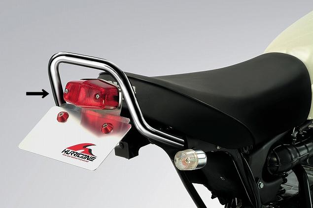 アシストグリップキット クロームメッキ ルーカスミニテールランプ エイプ50(-'07)