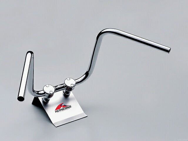 300エイプハンガー3型 ハンドルバー クロームメッキ 外径φ25.4mm 内径φ21mm.全高300mm 全巾675mm