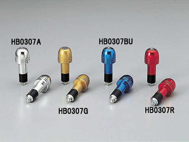 φ30砲弾型アルミサイドキャップ ゴールド ハンドル内径φ18-19mm適合
