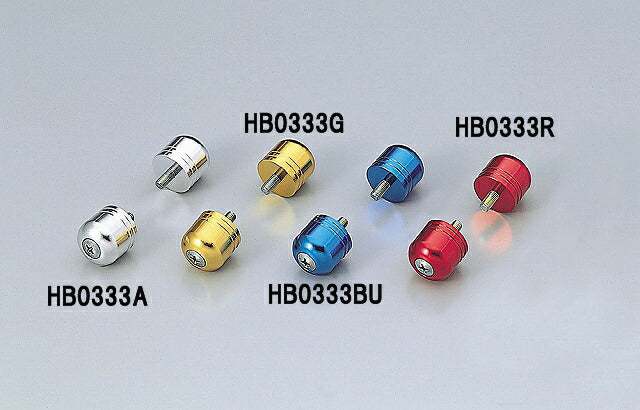 φ22 Aluminum Side Caps, Red Anodized, for M5 Bar End Screw Holes
