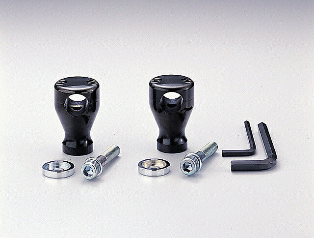 2インチドラッグポスト.ベーシック ブラッククローム φ1インチ(25.4mm)ハンドル用 .ドラッグスター400/1100