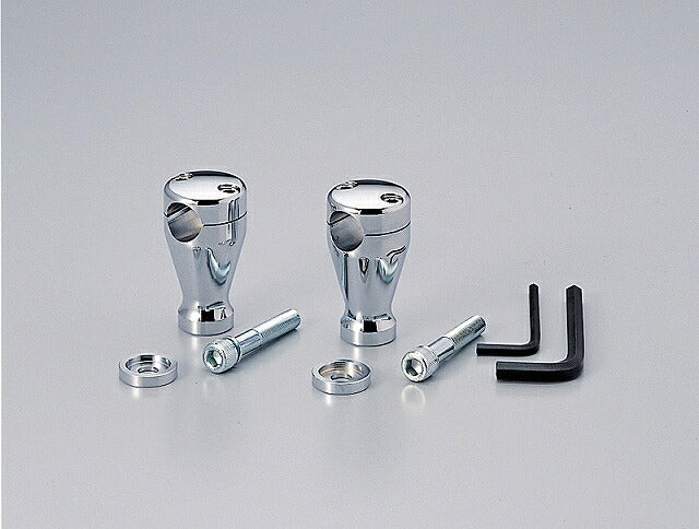 3インチドラッグポスト.ベーシック クロームメッキ φ1インチ(25.4mm)ハンドル用