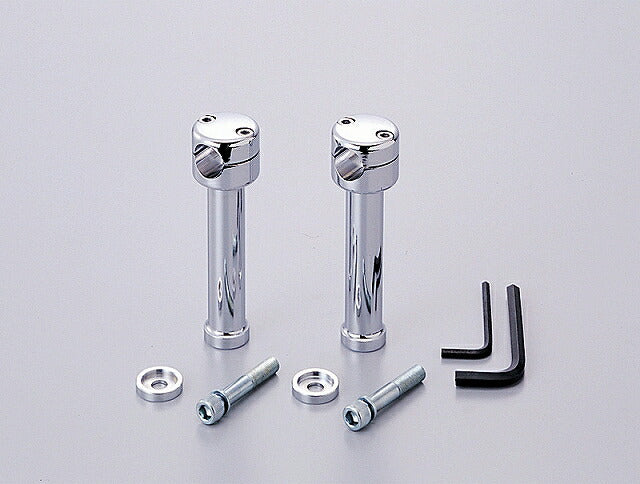 6インチドラッグポスト.ストレート クロームメッキ φ1インチ(25.4mm)ハンドル用