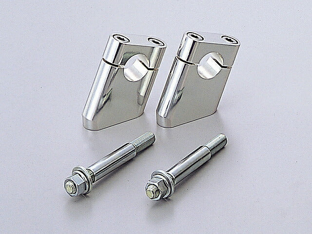 セットバックホルダー シルバーアルマイト ノーマルトップブリッジ用 SR400('10 FI).SR400/500