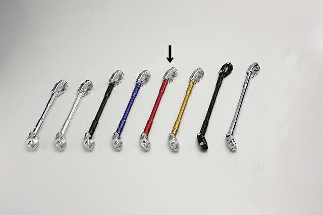 ハンドルブレース XSサイズ レッド\U0026シルバー φ7/8インチハンドル用