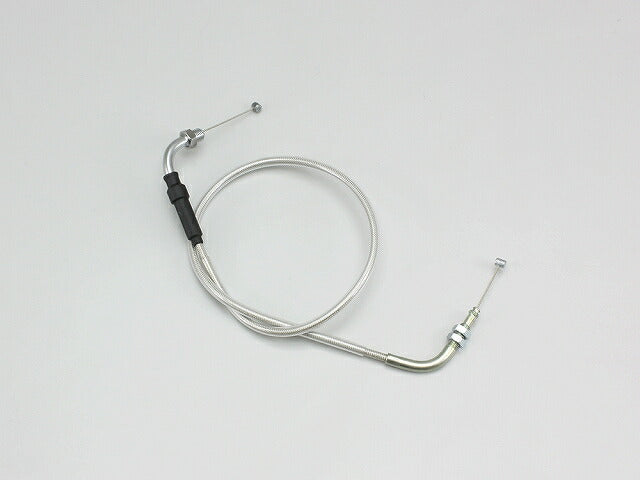 スロットルケーブル ステンメッシュ モンキー(FI:AB27-1900001-) 100mmロング