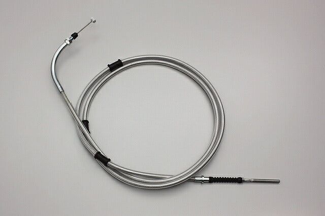 パーキングブレーキケーブル ステンメッシュ フォルツァX/Z('04-'07 MF08) 140mmロング