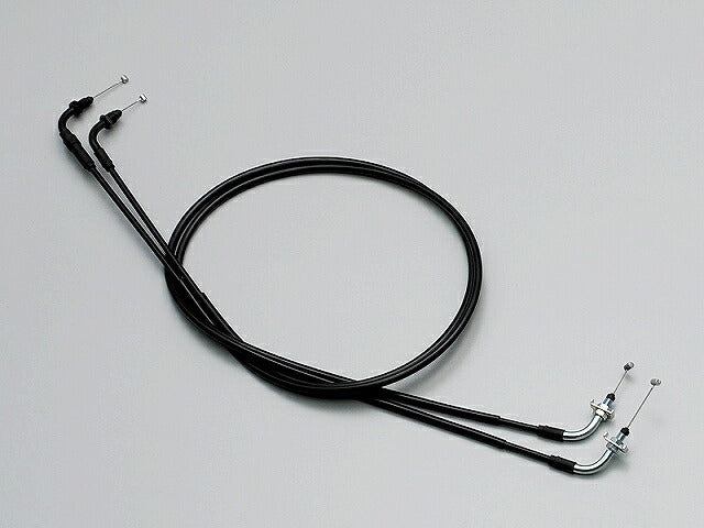 スロットルケーブル W ブラック PS250 200mmロング